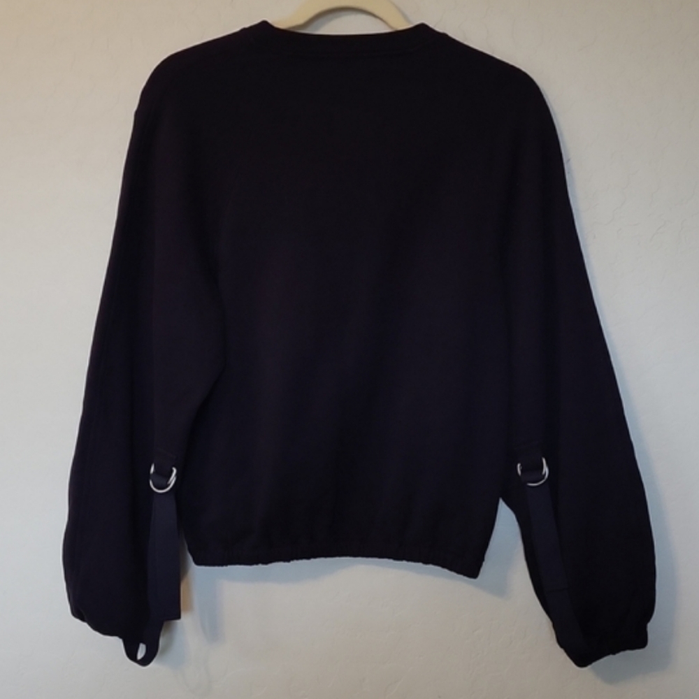 Helmut Lang Vintage Terry Cloth Elastic Hem Adjustable Sleeves Blue Size XS - Picture 7 of 12